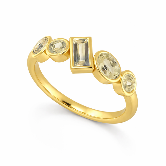 Axis Ring- Australian Sapphire