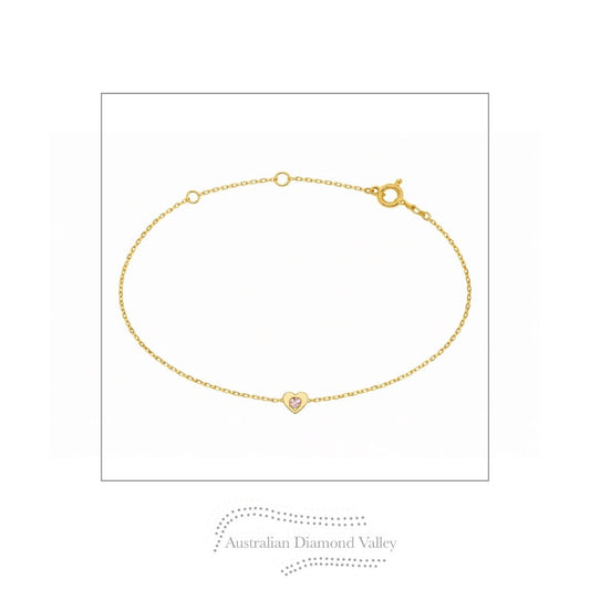 "You & Me" Bracelet (9k yellow gold)