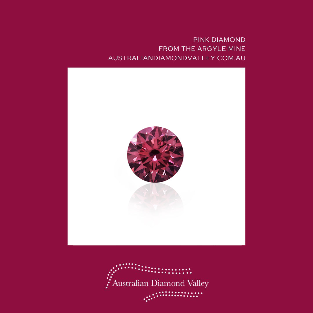0.01ct Authentic Australian Pink Argyle Origin Diamond - 1PP