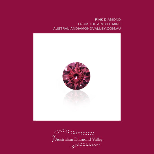 0.01ct Authentic Australian Pink Argyle Origin Diamond - 1PP