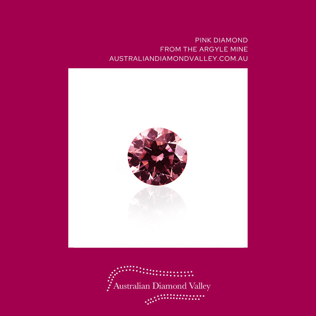 0.01ct Authentic Australian Pink Argyle Origin Diamond - 1P
