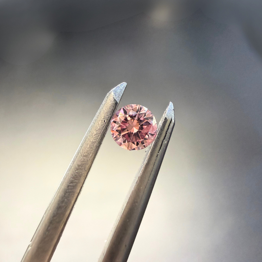 0.08ct Authentic Australian Pink Diamond of Argyle Origin - 5P