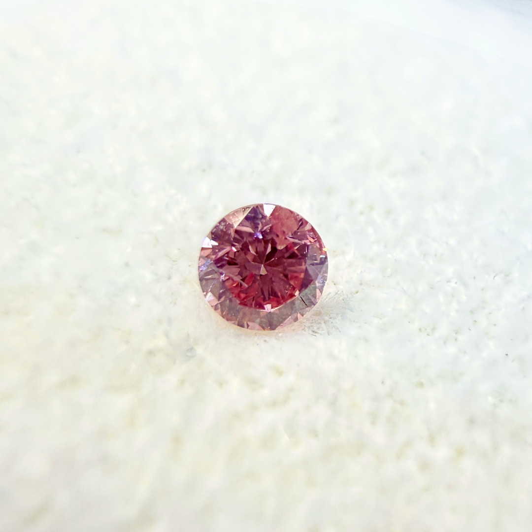 0.08ct Authentic Australian Pink Diamond of Argyle Origin - 5P