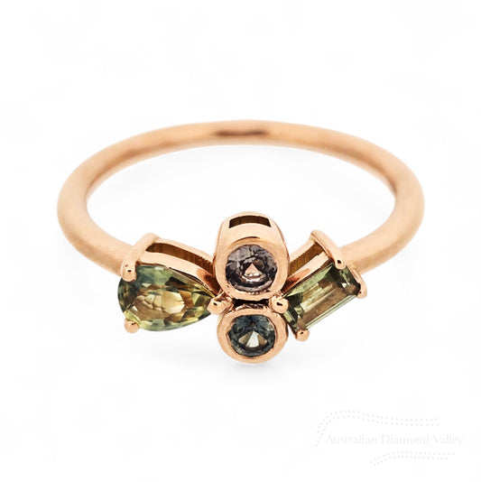 Celestial Four Australian Sapphire Ring