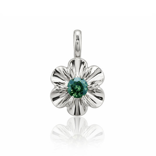 Pendentif Saphir Cosmos Sarcelle