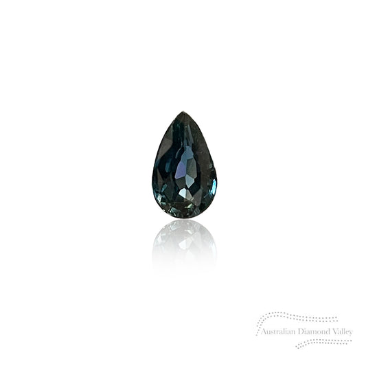 0.28ct Australian Teal Parti Sapphire Pear Cut