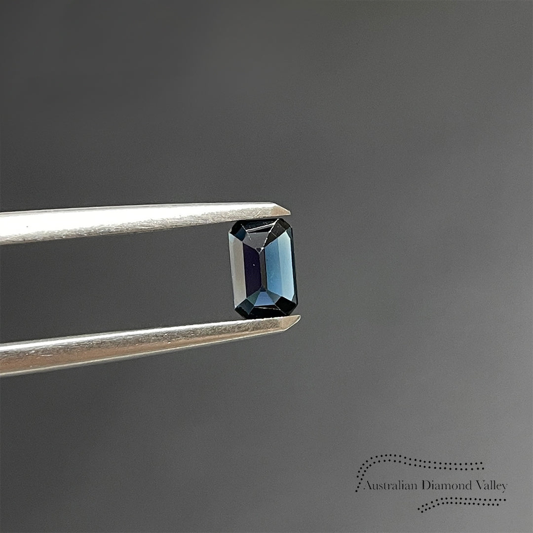 0.56ct Australian Blue Sapphire Emerald Cut