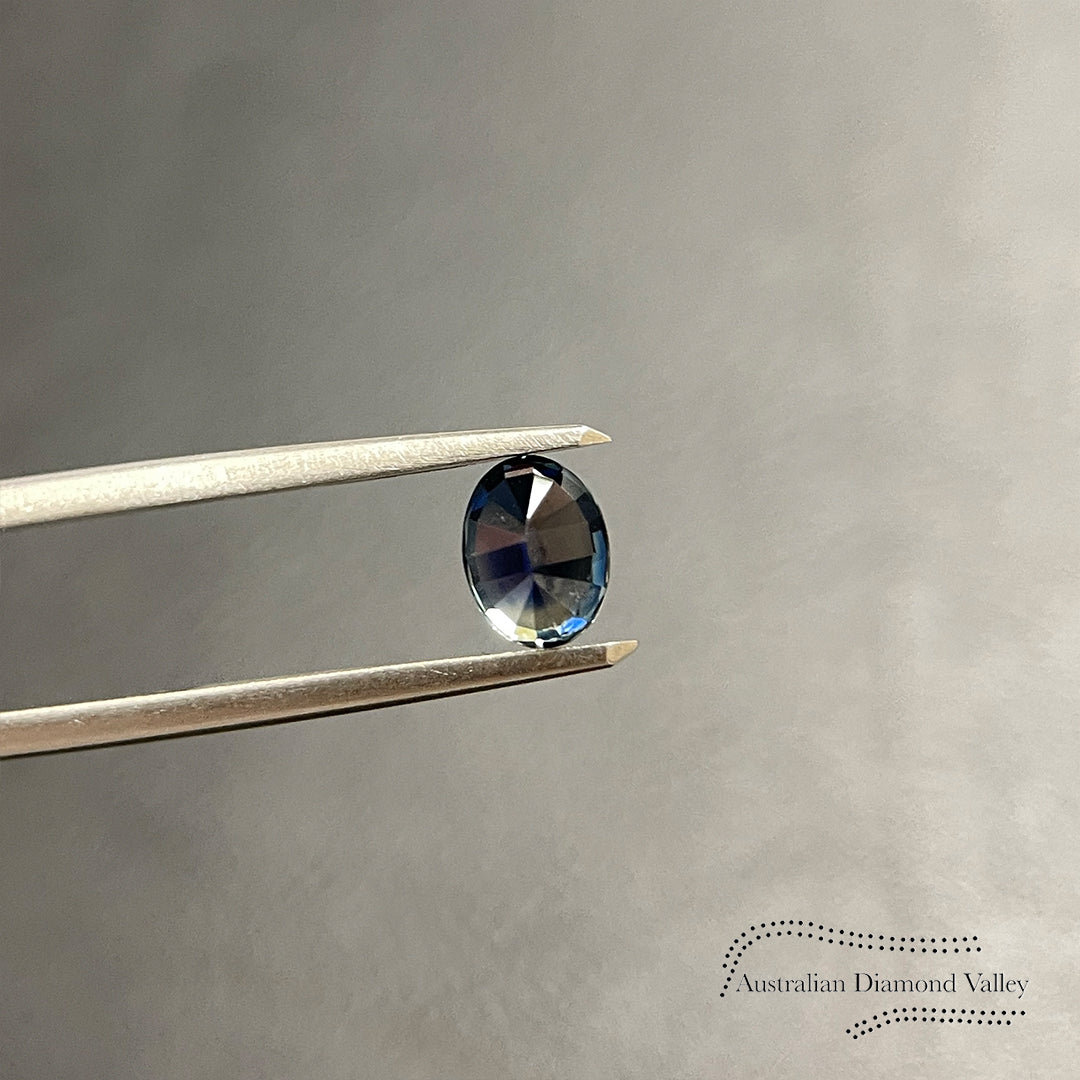 1.38ct Australian Blue Sapphire Oval Cut