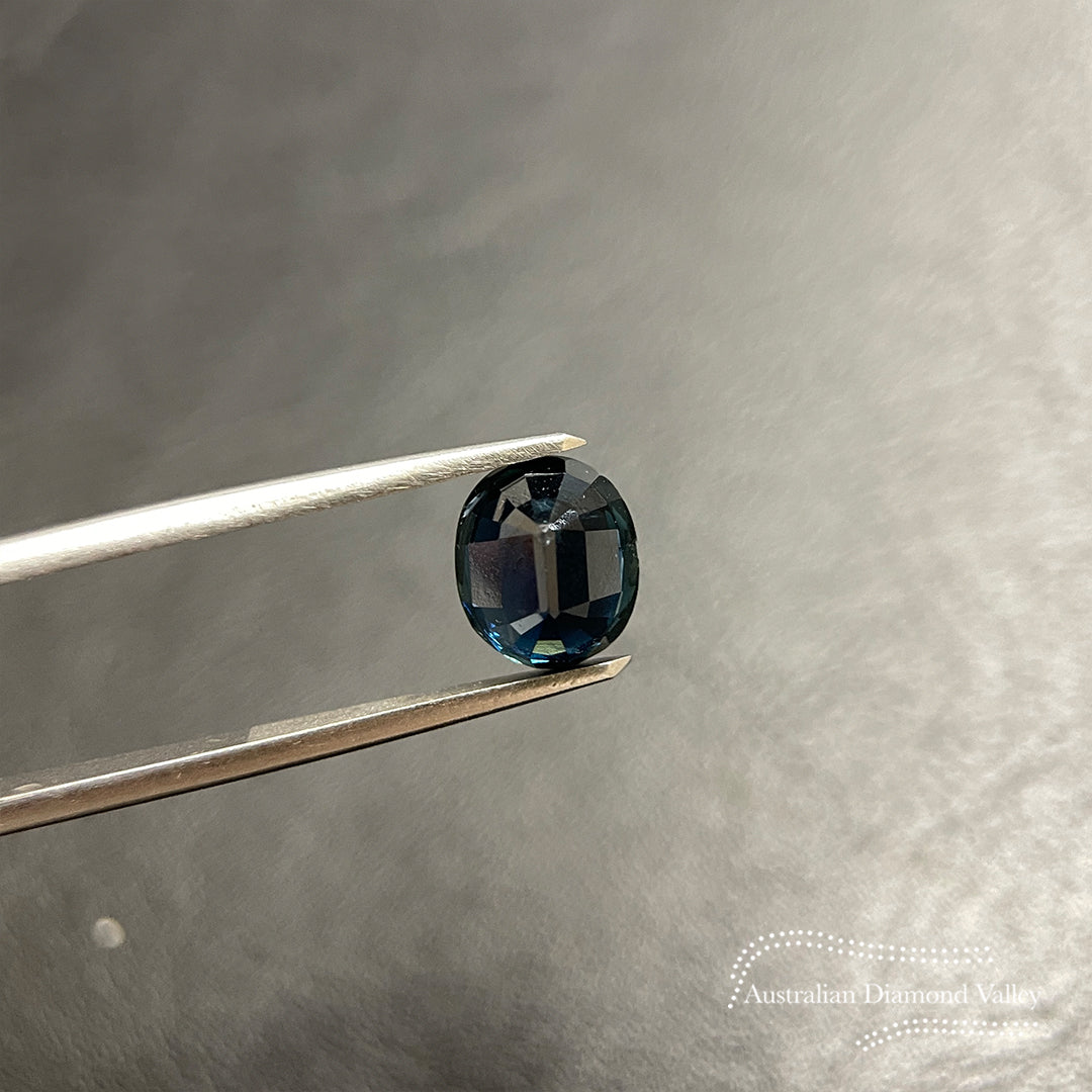 3.50ct Australian Blue Sapphire Cushion Cut