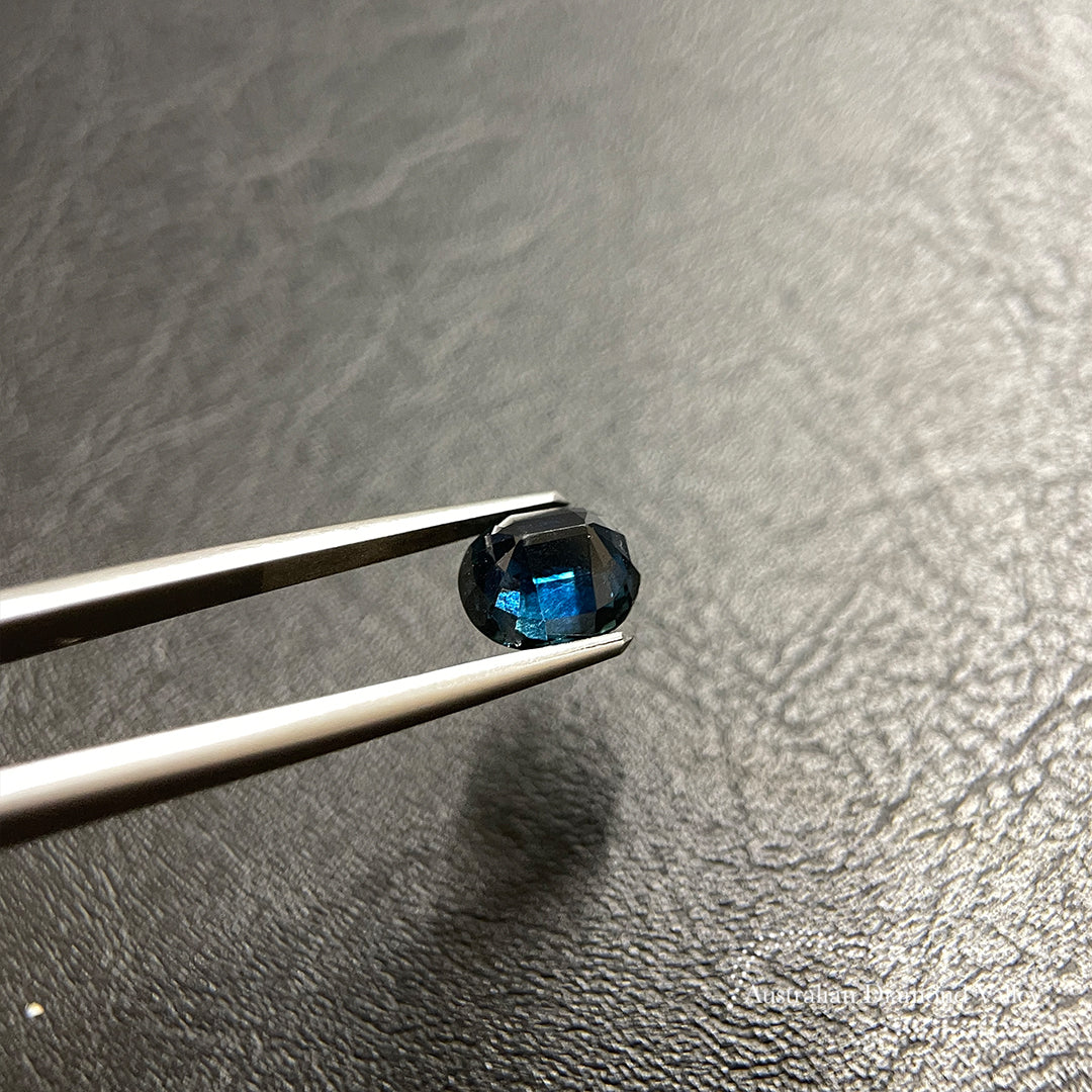 3.50ct Australian Blue Sapphire Cushion Cut