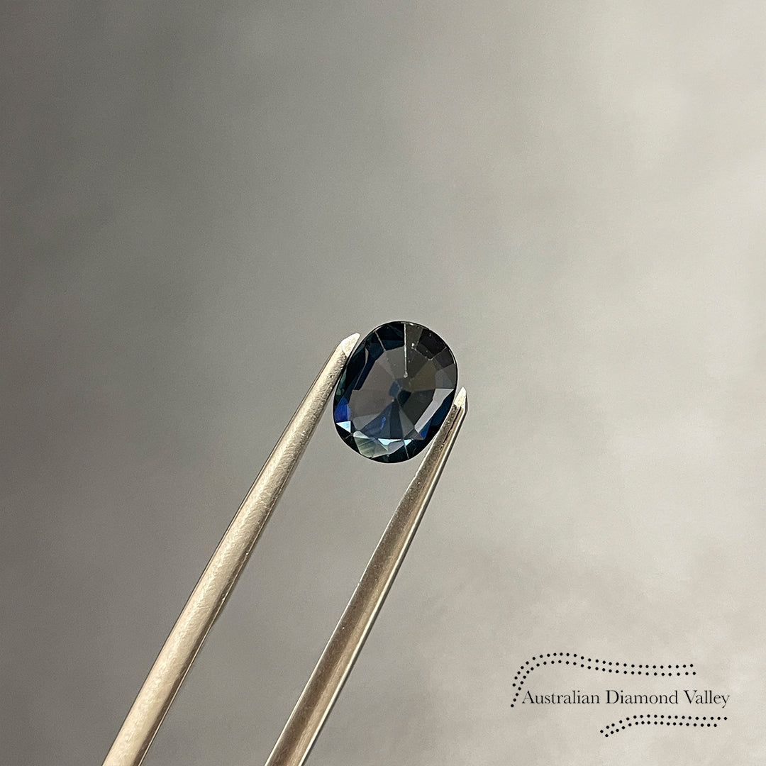 1.08ct Australian Blue Sapphire Cushion Cut