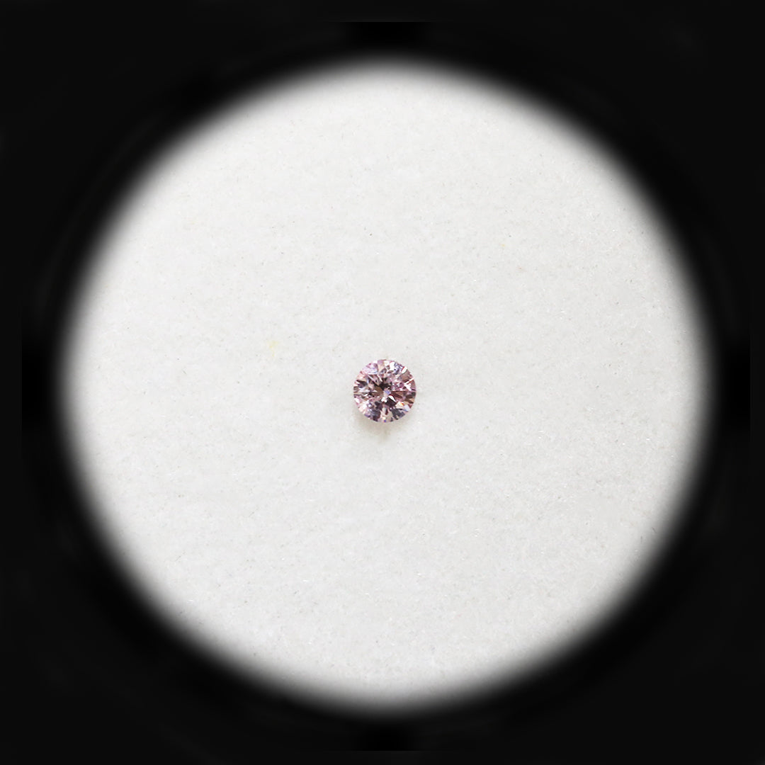 0.04ct Authentic Australian Pink Argyle Origin Diamond - 6P