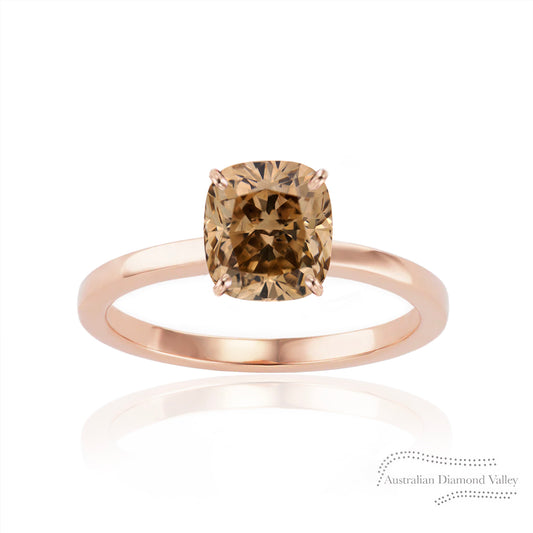 Fairfax Champagne Argyle Australian Diamond Ring - C5