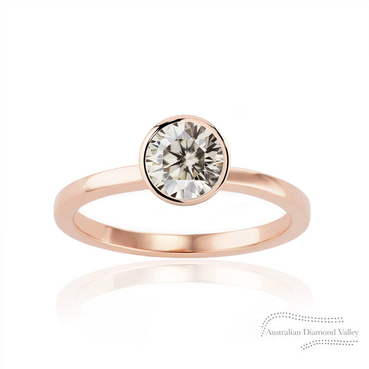 Bellevue Champagne Argyle Australian Diamond Ring - C1