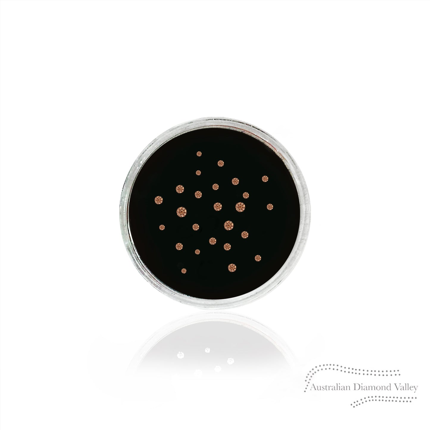 Kununurra Cognac Sky 0.10ct Authentic Australian Argyle Origin Diamonds - C7