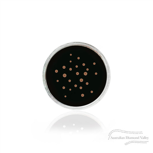 Kununurra Cognac Sky 0.10ct Authentic Australian Argyle Origin Diamonds - C7