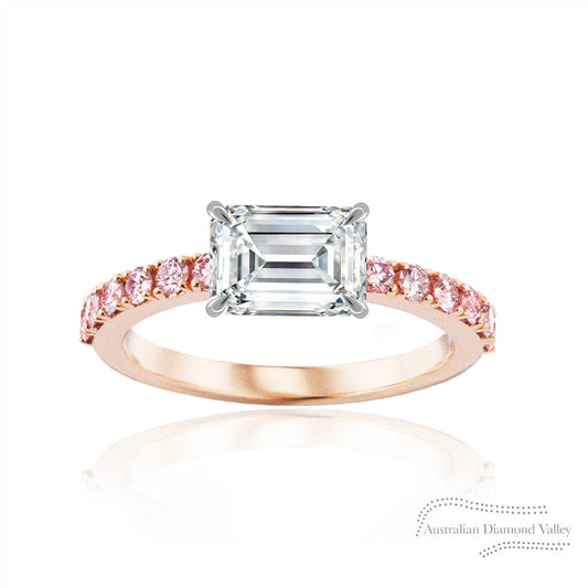Blayney Pink Argyle Australian Diamond Ring Setting