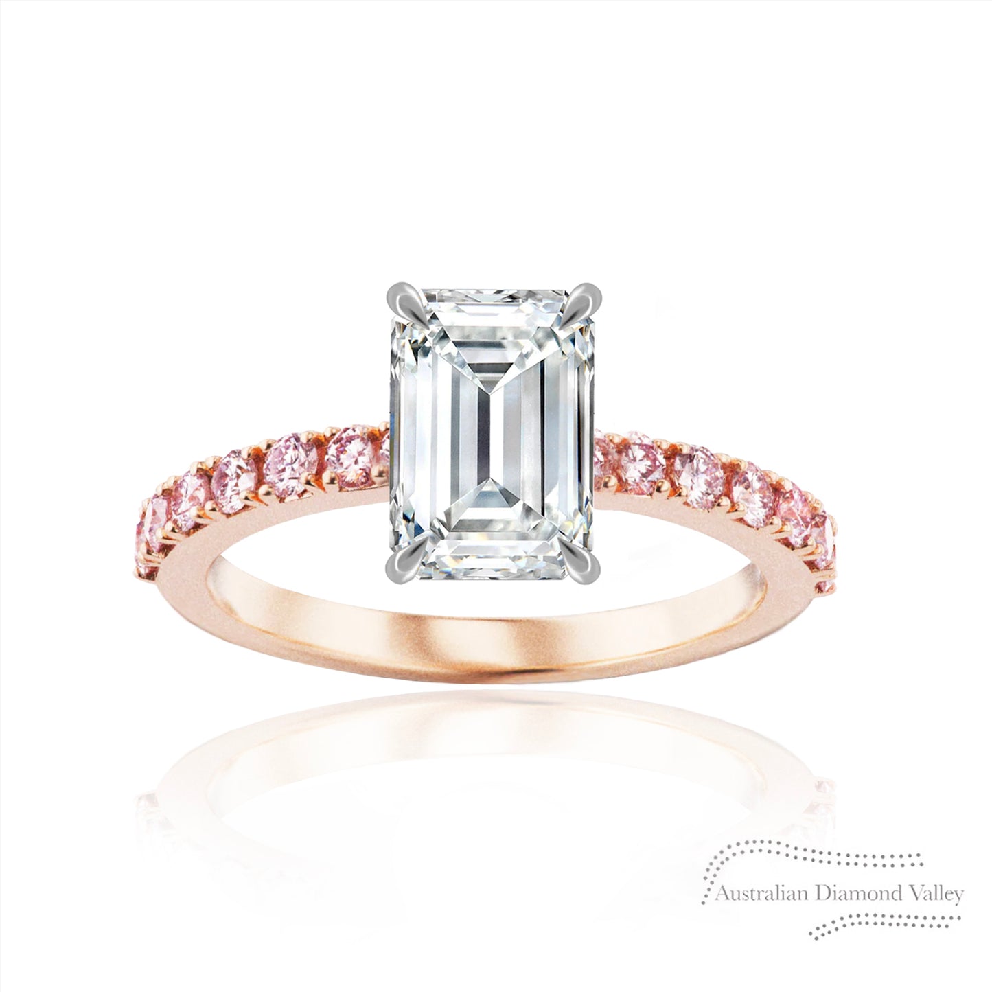 Millthorpe Pink Argyle Australian Diamond Ring Setting