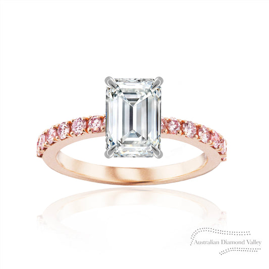 Millthorpe Pink Argyle Australian Diamond Ring Setting