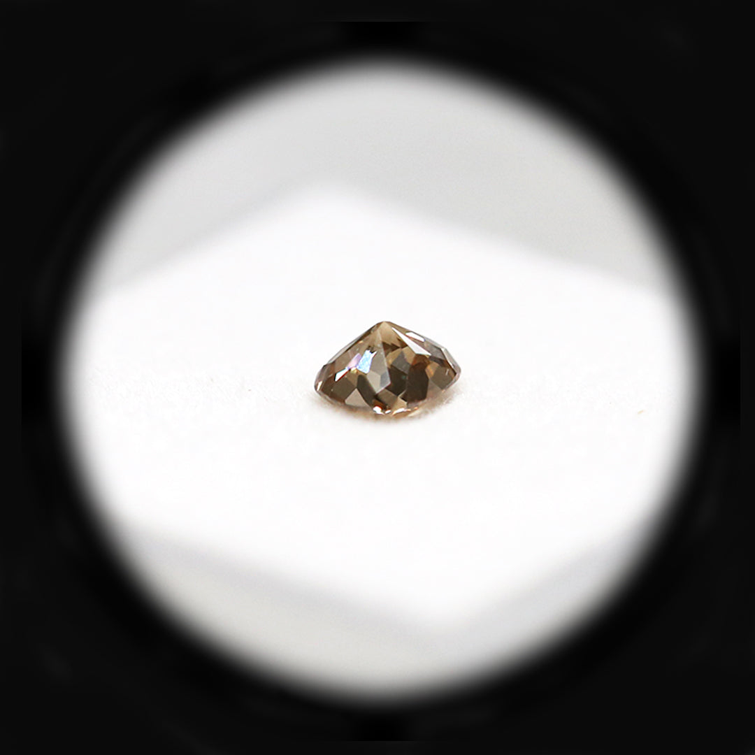 0.45ct Authentic Australian Champagne Argyle Origin Cushion Diamond - C6
