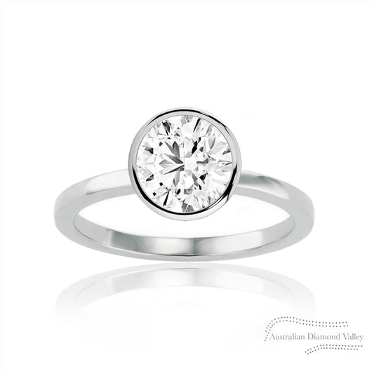 Waverley Champagne Argyle Australian Diamond Ring - White