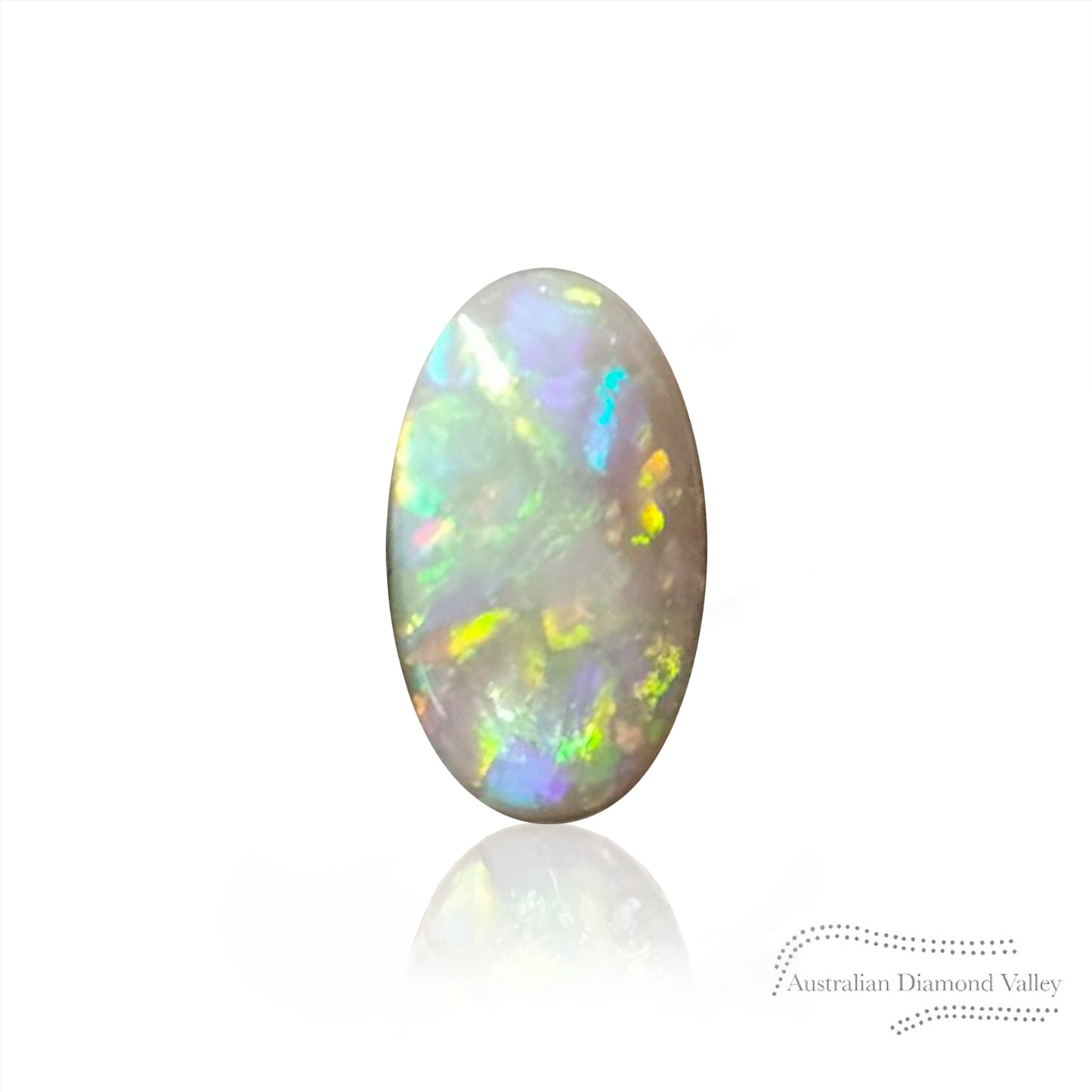 1.09ct Australian Opal Oval Cabochon