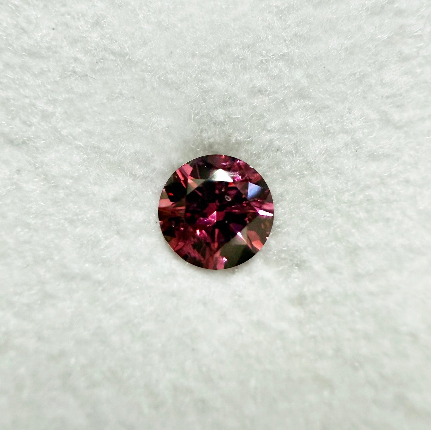 0.07ct Authentic Australian Pink Argyle Diamond - Purplish RED