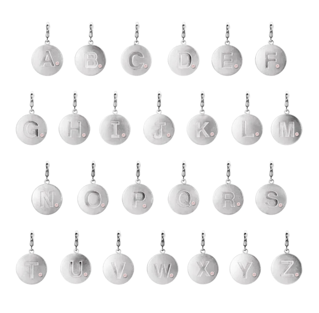 Initial Circle Charm