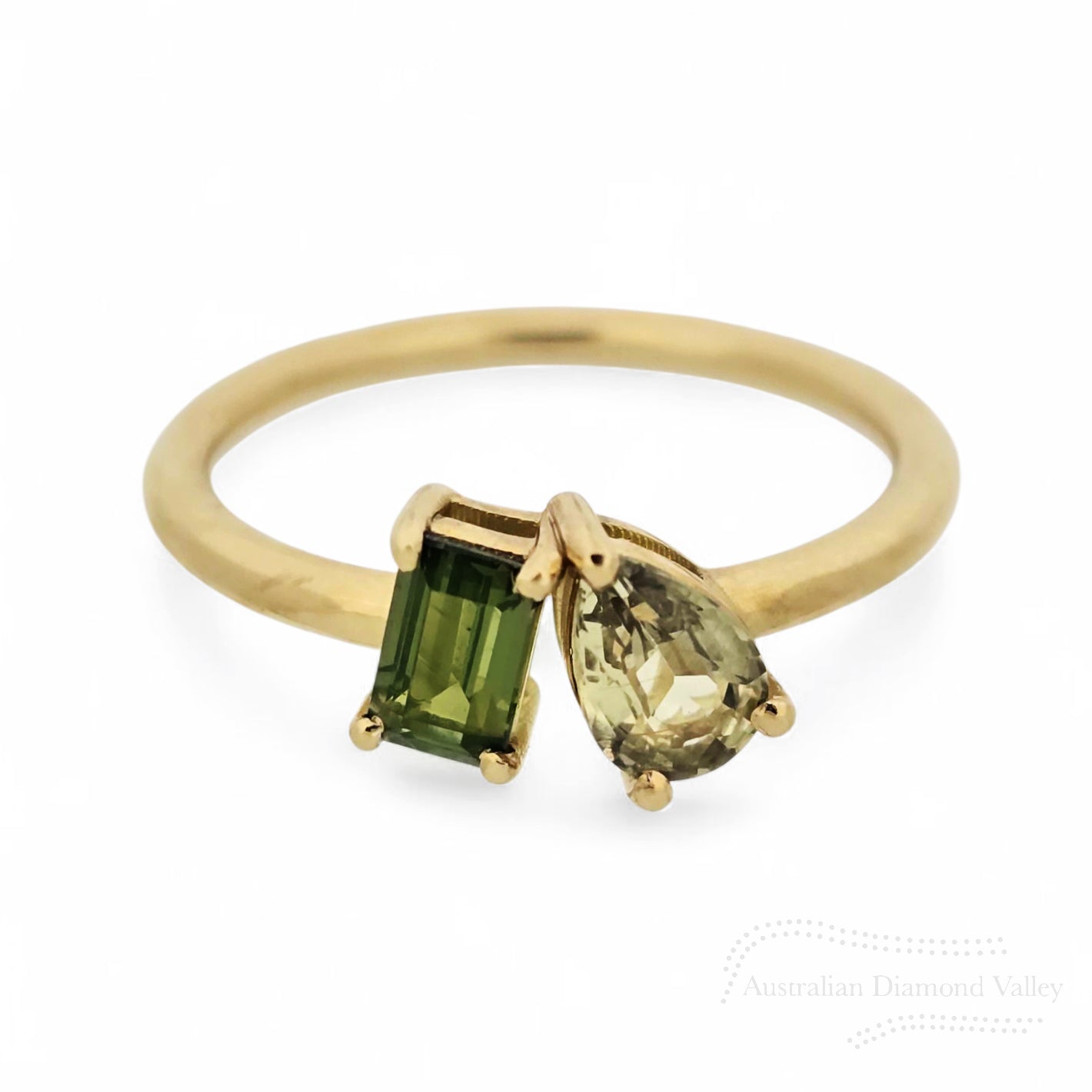 Twin Flame Australian Sapphire Ring