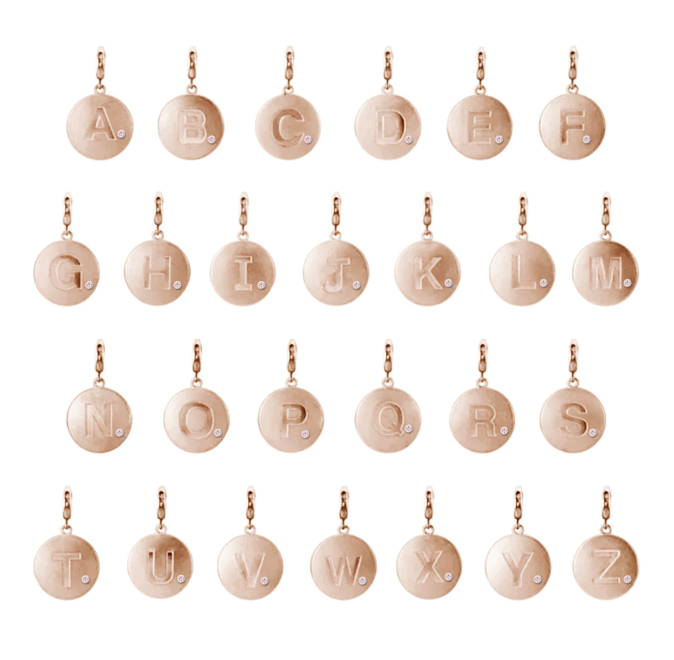 Initial Circle Charm