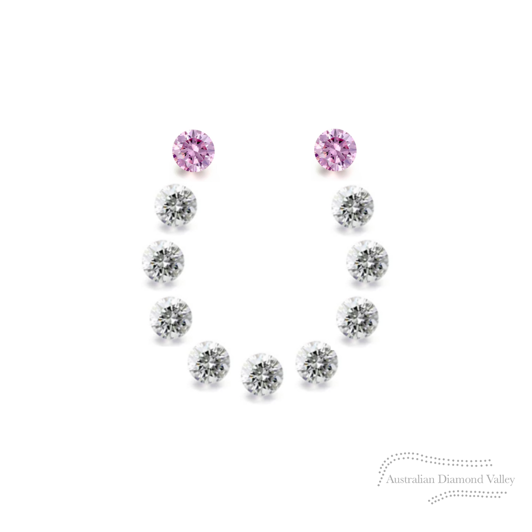 LNY 2026 Year of the Horse .11ct Authentic Australian Argyle Origin Diamonds - 5P & White