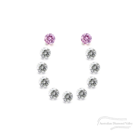 LNY 2026 Year of the Horse .11ct Authentic Australian Argyle Origin Diamonds - 5P & White