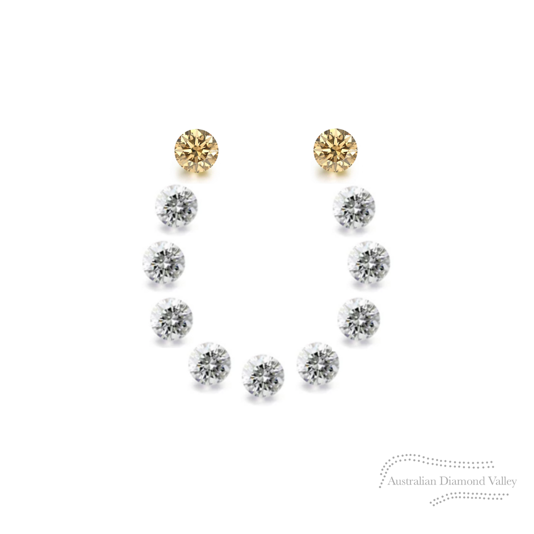 LNY 2026 Year of the Horse .11ct Authentic Australian Argyle Origin Diamonds - C5 & White