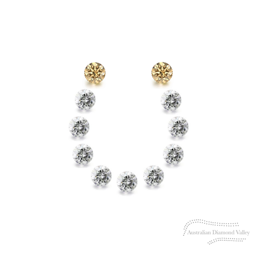 LNY 2026 Year of the Horse .11ct Authentic Australian Argyle Origin Diamonds - C5 & White