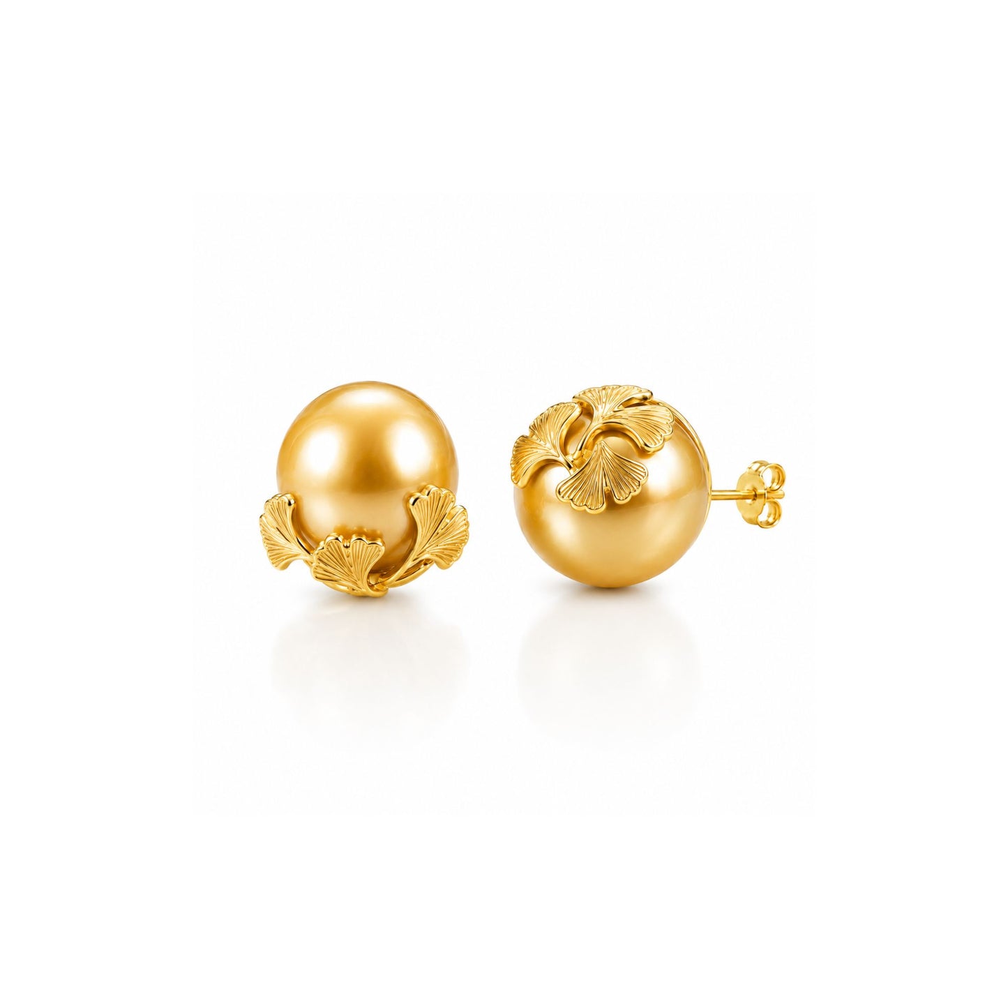 Gilded Ginkgo Earrings