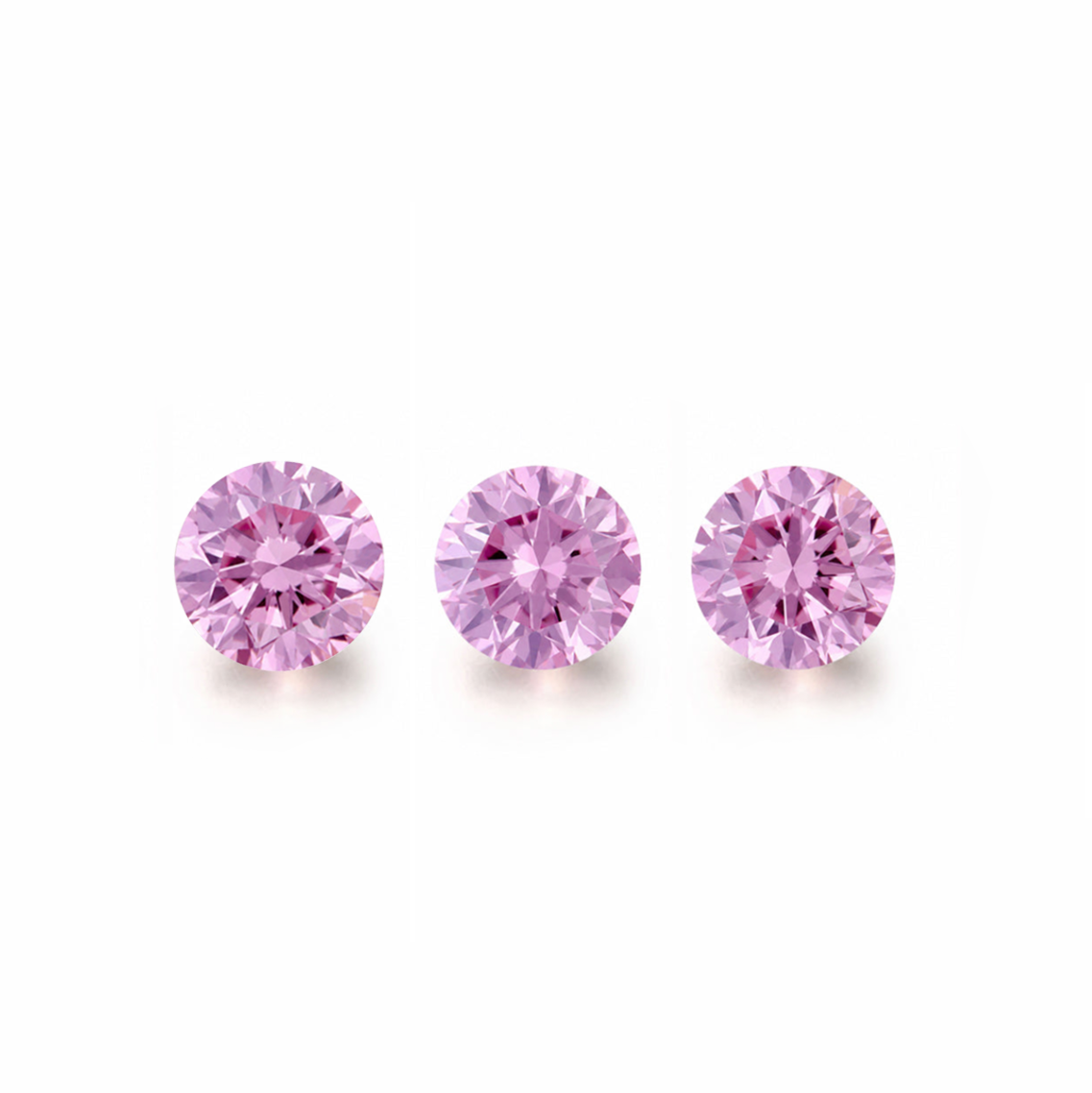 0.06ct Matched Set Australian Pink Argyle Origin Diamond - 5PP