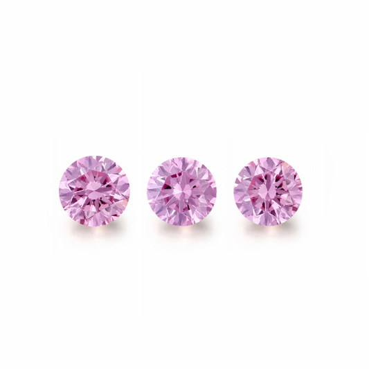 0.06ct Matched Set Australian Pink Argyle Origin Diamond - 5PP