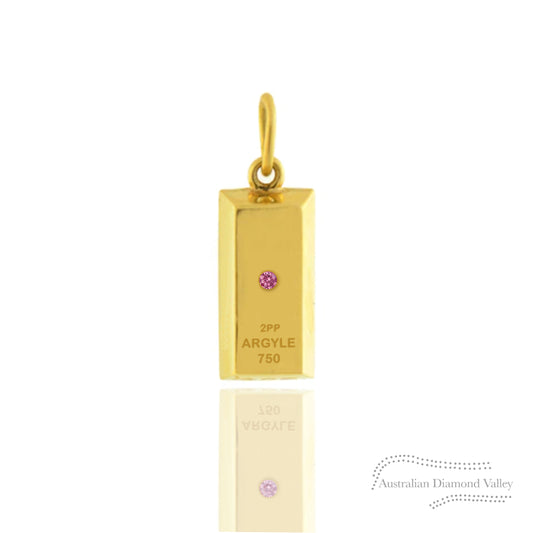 Gold Bar Pendant - 2PP