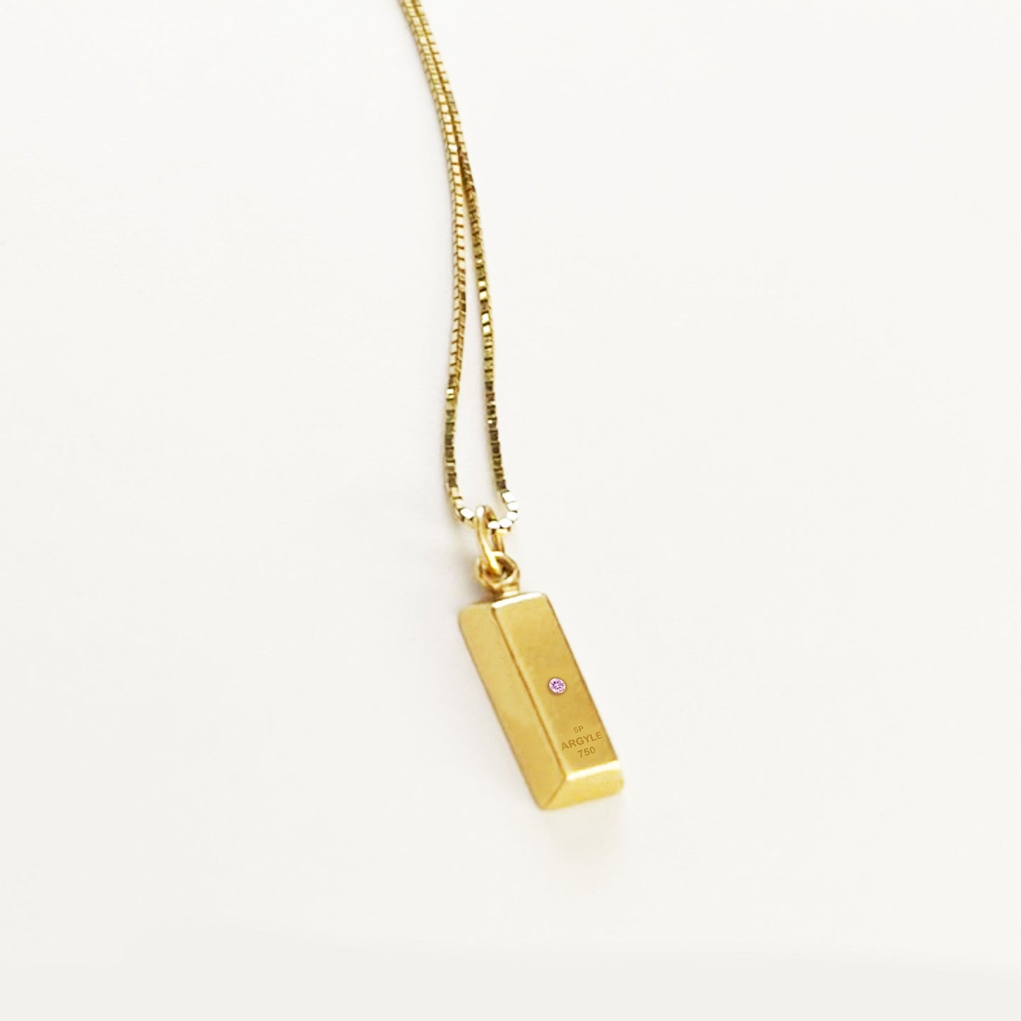 Gold Bar Pendant - BL2