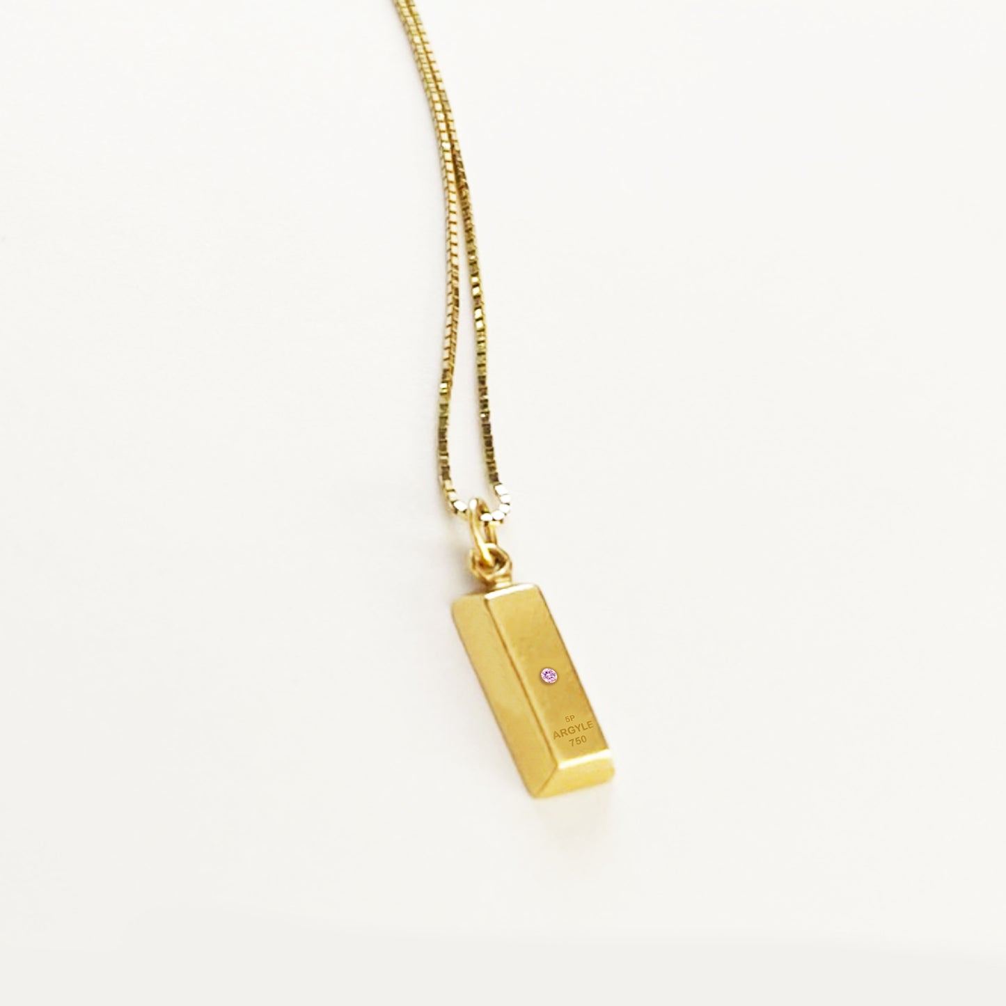 Gold Bar Pendant - 5P
