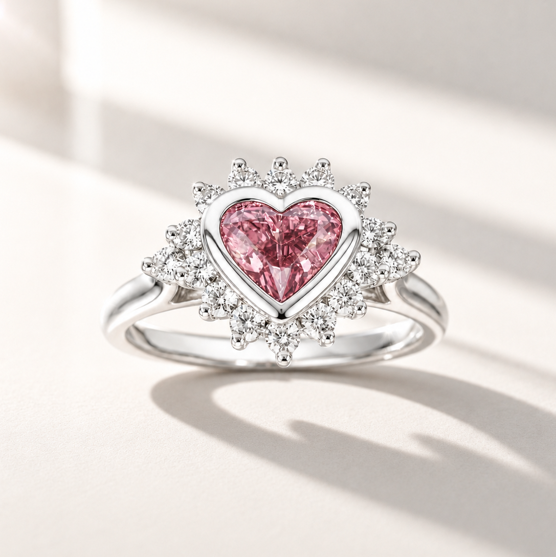 Bague en diamants australiens Lavender Bay Argyle - 8P