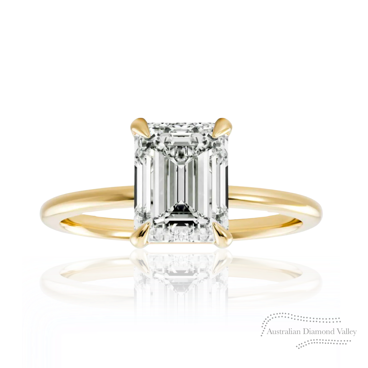 Avalon Pink Argyle Hidden Halo Ring