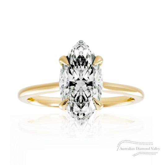 Avoca Pink Argyle Hidden Halo Ring