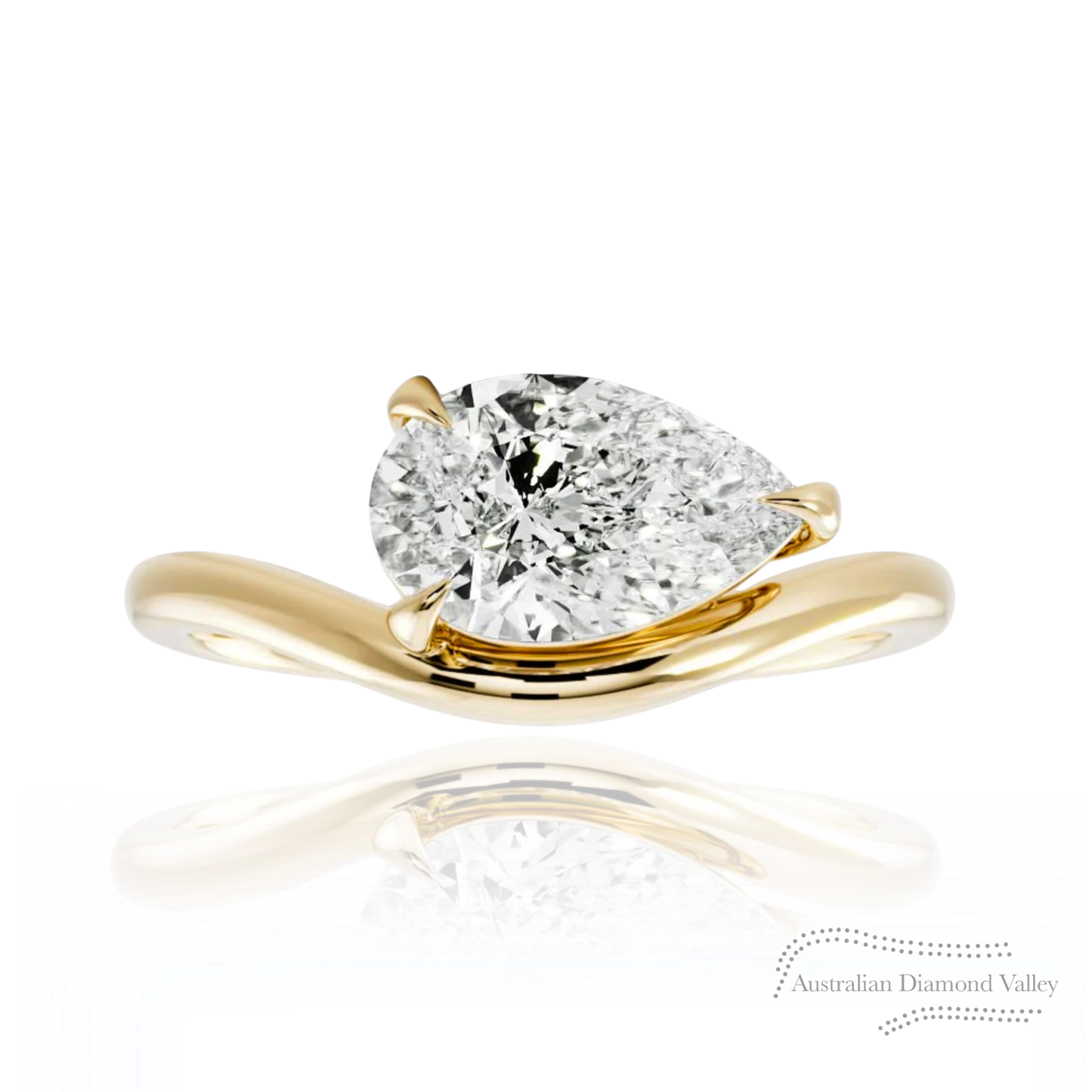 Celestowe Diamond Solitaire Ring
