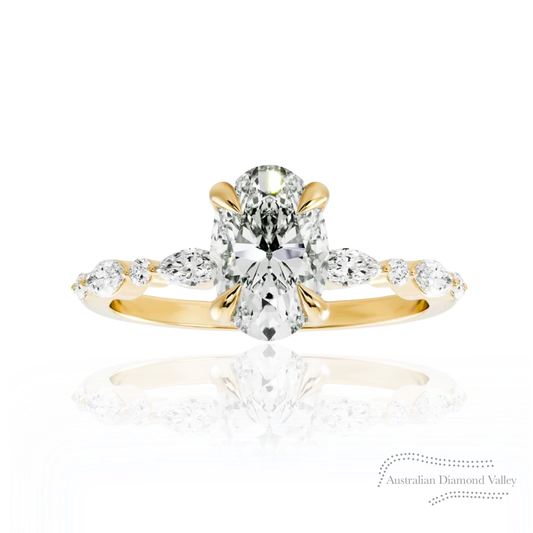 Glenrose Accent Diamond Ring