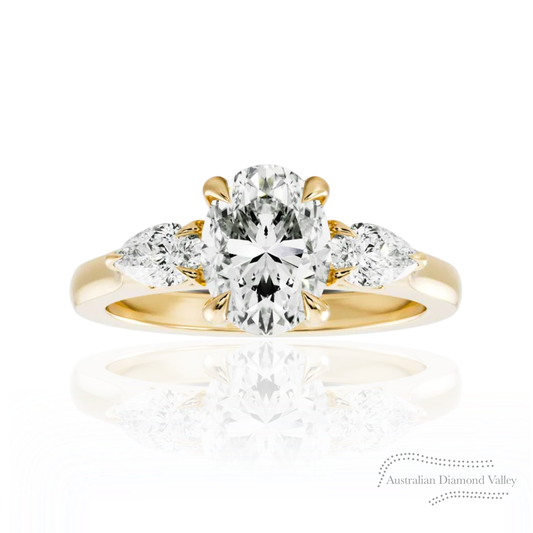 Inverlea Diamond Trilogy Ring