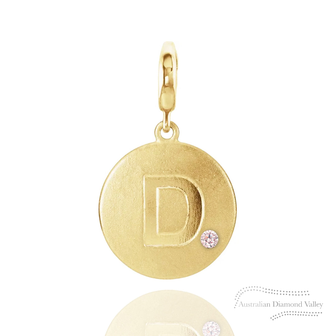 Initial Circle Charm