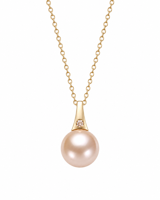Pink Champagne Pearl Pendant
