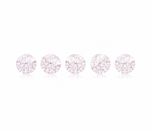 0.10ct Matched Set Pink Diamonds of Argyle Origin - 9P