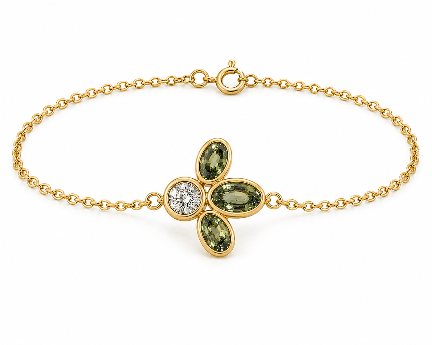 Pendentif Saphir Cosmos Sarcelle